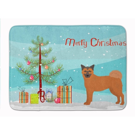 Carolines Treasures Chow Shepherd Christmas Tree Machine Washable Memory Foam Mat CK3819RUG
